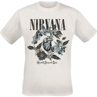 Nirvana T-Shirt Heart Shape Box S to 3XL for Men white - Image 1