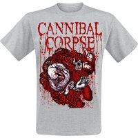 Cannibal Corpse T-Shirt Guts M to XXL for Men mottled grey - Image 1