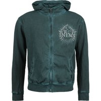 Arch Enemy Hooded zip Will To Power S to XXL for Men dark green - Image 1