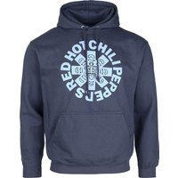 Red Hot Chili Peppers Hooded sweater Aztek Logo S to XXL for Men blue - Image 1