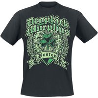Dropkick Murphys T-Shirt Boston Irish Heart M to XXL for Men black - Image 1