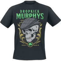 Dropkick Murphys T-Shirt Skelly Skull M to XXL for Men black