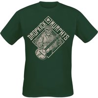 Dropkick Murphys T-Shirt Skelly Cousin S to XXL for Men dark green - Image 1