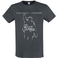 Rage Against The Machine T-Shirt Amplified Collection The Battle Of LA S to XXL for Men charcoal - Image 1