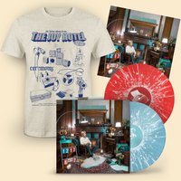The Joy Hotel - 'Ceremony' Blue/Red Double Vinyl with White Splatter + 'Flash-Book' T-Shirt + Signed Print