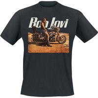 Bon Jovi T-Shirt Wanted S to 3XL for Men black - Image 1