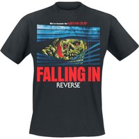 Falling In Reverse T-Shirt Walking Dead S to 4XL for Men black - Image 1