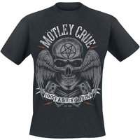 Mötley Crüe T-Shirt Too Fast For Love Skully S to 4XL for Men black - Image 1