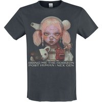 Bring Me The Horizon T-Shirt Amplified Collection Next Gen Album Cover S to XXL for Men charcoal - Image 1