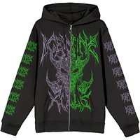 Ice Nine Kills Hooded zip Black Metal Split M to 4XL for Men black - Image 1