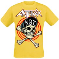 Anthrax T-Shirt Not Man M to XXL for Men yellow