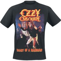 Ozzy Osbourne T-Shirt Diary Of A Madman Album S to XXL for Men black - Image 1