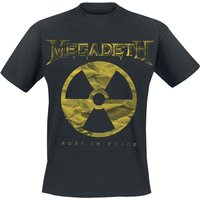 Megadeth T-Shirt Large Rip Nuclear Logo S to XXL for Men black - Image 1