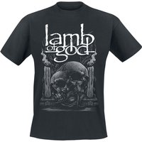 Lamb Of God T-Shirt Candle Skull S to XXL for Men black - Image 1