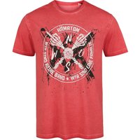 Hämatom T-Shirt Band S to 3XL for Men red - Image 1