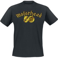 Motörhead T-Shirt 50th Anniversary Gold Logo S to 4XL for Men black - Image 1