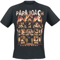 Papa Roach T-Shirt Broken home S to XL for Men black