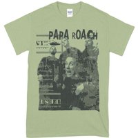 Papa Roach T-Shirt Shout S to XXL for Men green - Image 1
