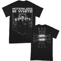 Motionless In White T-Shirt Paint Splatter S to XXL for Men black