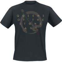 Queens Of The Stone Age T-Shirt In Times New Roman Bad Dog S to 3XL for Men black - Image 1