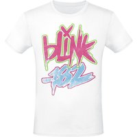 Blink 182 T-Shirt Text S to 3XL for Men white - Image 1