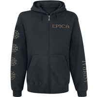 Epica Hooded zip Aspiral S to 3XL for Men black