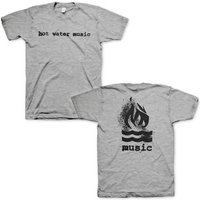 Hot Water Music T-Shirt Traditional S to XXL for Men mottled grey - Image 1