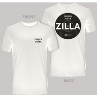 Fenech-Soler - Zilla White Vinyl Style T-Shirt - Image 1
