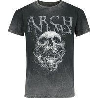 Arch Enemy T-Shirt Set The Flames S to 4XL for Men grey - Image 1