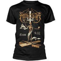 Marduk T-Shirt Rom 5:12 L for Men black - Image 1
