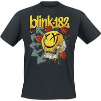 Blink 182 T-Shirt Skull Smile S to 3XL for Men black - Image 1