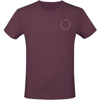 Queens Of The Stone Age T-Shirt In Times New Roman Snakes S to 3XL for Men burgundy - Image 1