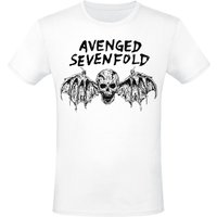 Avenged Sevenfold T-Shirt Bat M to XXL for Men white - Image 1
