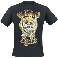 Motörhead T-Shirt 50th Gold Warpig S to 4XL for Men black - Image 1
