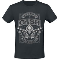 Johnny Cash T-Shirt Mean As Hell S to 3XL for Men black
