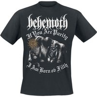 Behemoth T-Shirt The Shit ov God Crushing Tide Fist S to 4XL for Men black - Image 1
