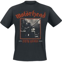 Motörhead T-Shirt 50 Lemmy Guitar Photo S to 4XL for Men black - Image 1