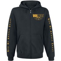 Volbeat Hooded zip God Of Angels Trust S to 4XL for Men black - Image 1