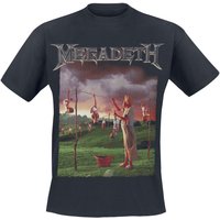 Megadeth T-Shirt Youthanasia Original Cover S to 4XL for Men black