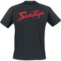 Savatage T-Shirt Red Logo S to 4XL for Men black - Image 1