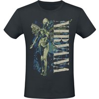 Nirvana T-Shirt Vertical Logo S to 3XL for Men black - Image 1