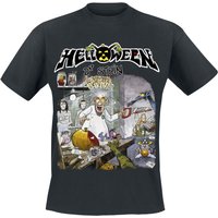 Helloween T-Shirt Dr. Stein S to 4XL for Men black
