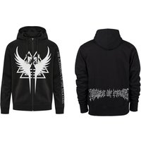 Cradle Of Filth Hooded zip Valkyrie S to XXL for Men black - Image 1