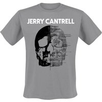 Cantrell, Jerry T-Shirt Bone To Code S to 4XL for Men charcoal - Image 1