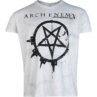 Arch Enemy T-Shirt Pure Fucking Metal S to 4XL for Men white-grey - Image 1