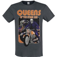 Queens Of The Stone Age T-Shirt Amplified Collection Rider S to XXL for Men charcoal - Image 1