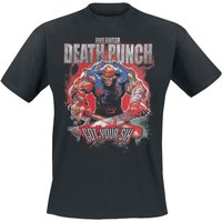 Five Finger Death Punch T-Shirt Got your six S to 4XL for Men black - Image 1
