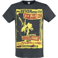 Sex Pistols T-Shirt Amplified Collection Never Mind S to XXL for Men charcoal - Image 1