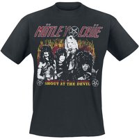 Mötley Crüe T-Shirt SATD Vintage Flame S to 4XL for Men black - Image 1