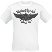 Motörhead T-Shirt Wings Badge S to 4XL for Men white - Image 1